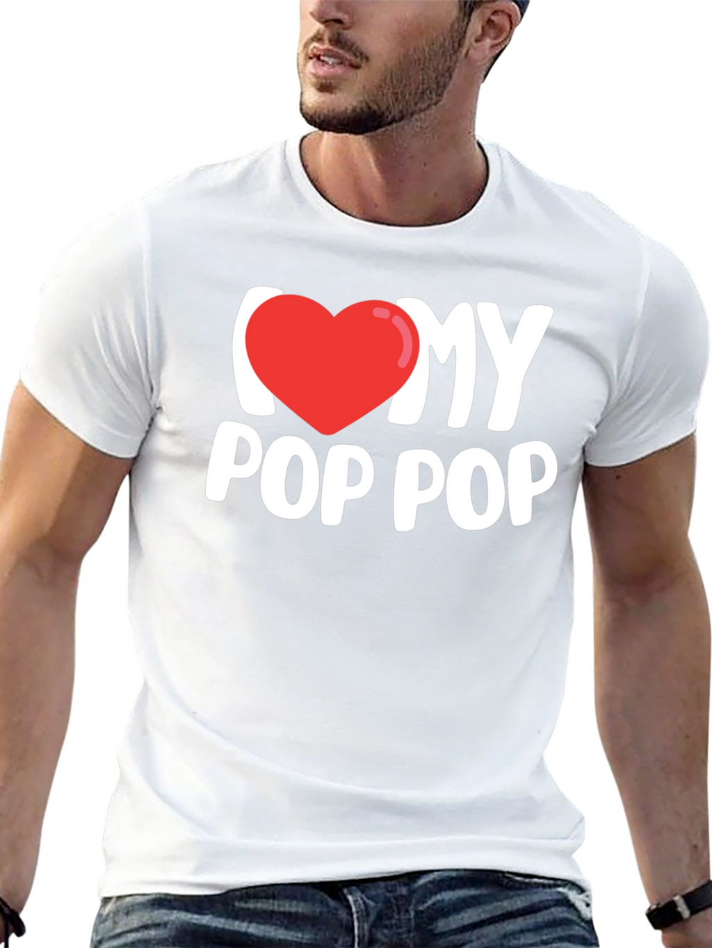 I Heart My Pop Pop T-Shirt