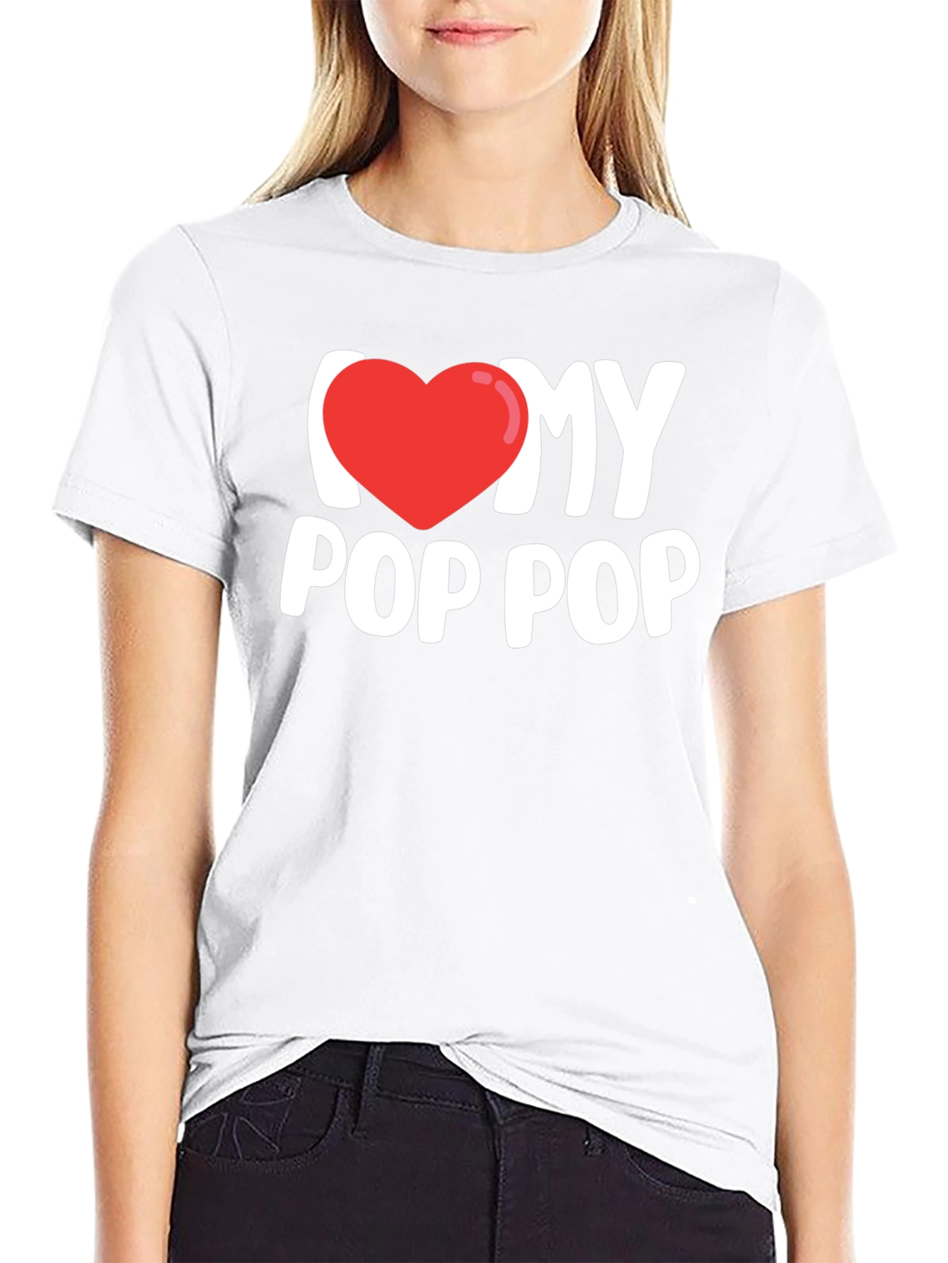 I Heart My Pop Pop T-Shirt