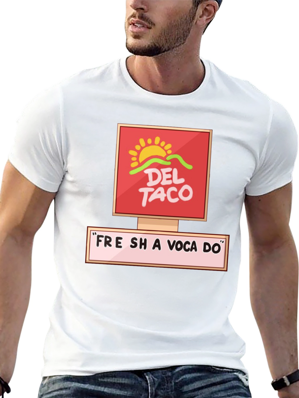 Del Taco Fresh Avocado Graphic Tee