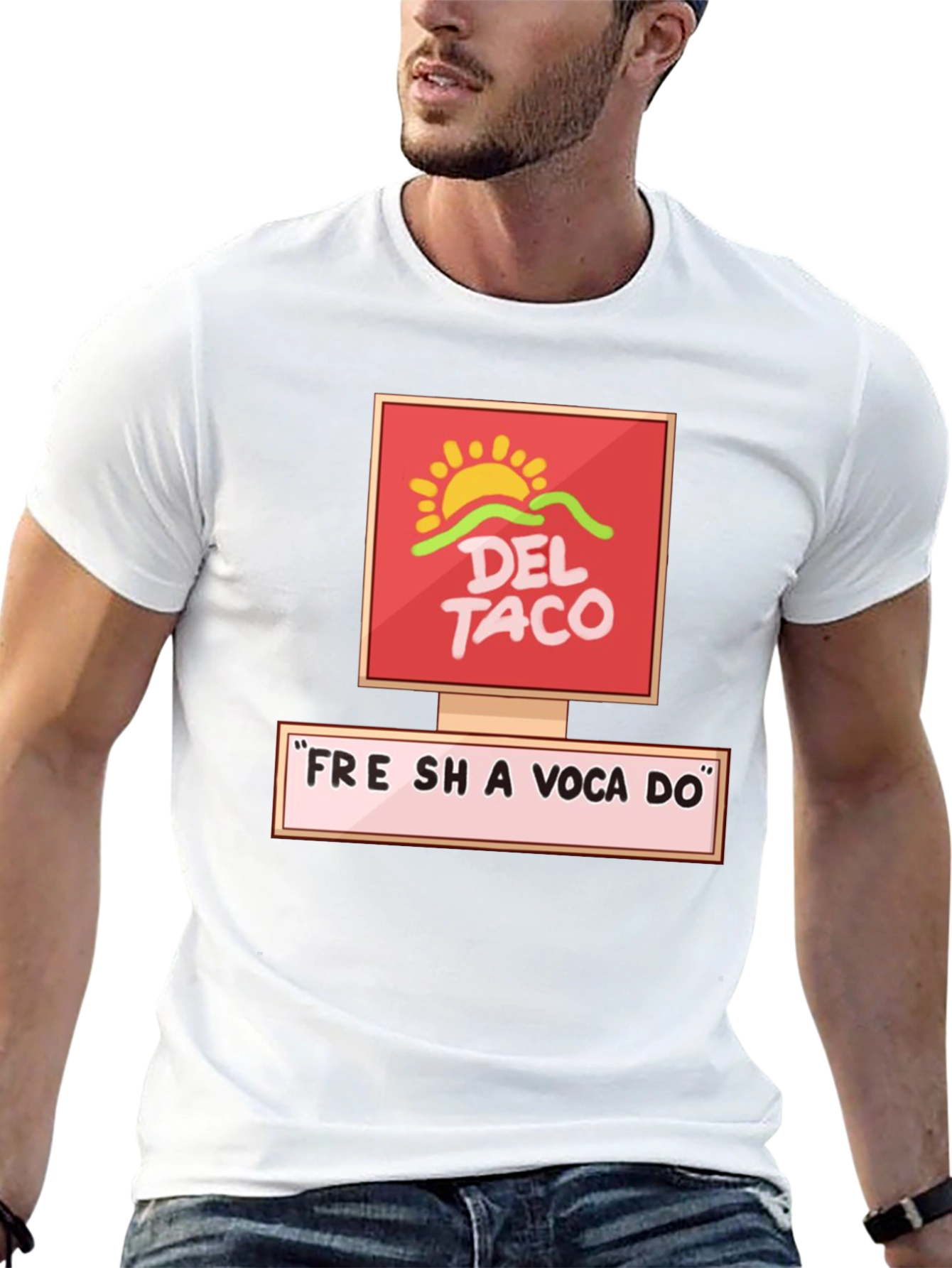 Del Taco Fresh Avocado Graphic Tee