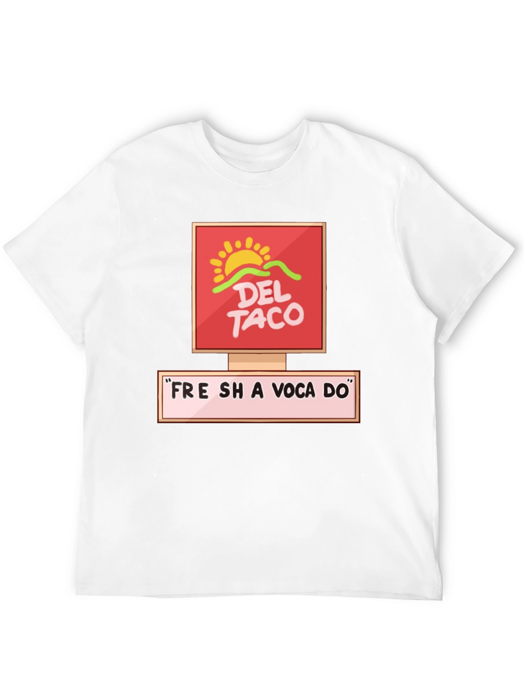 Del Taco Fresh Avocado Graphic Tee