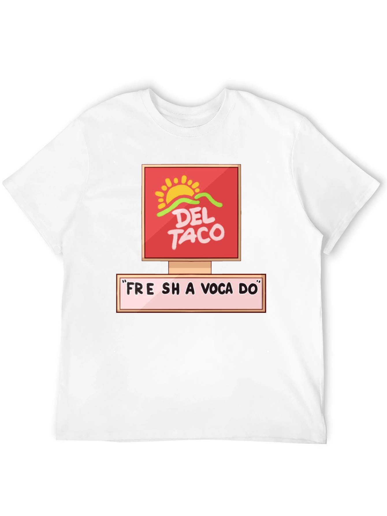 Del Taco Fresh Avocado Graphic Tee