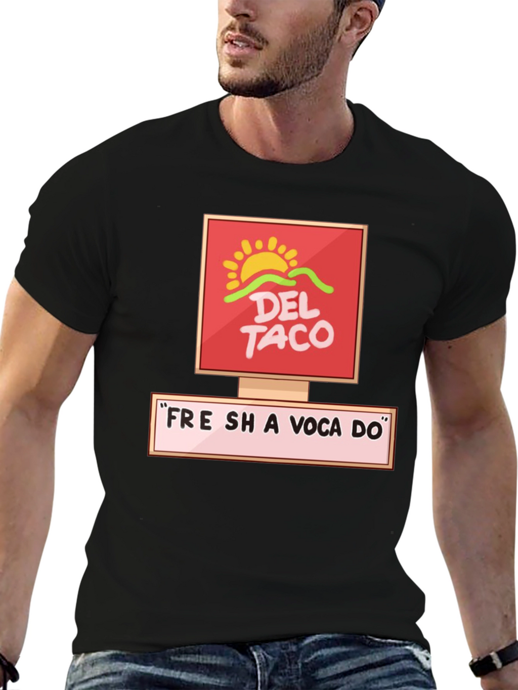 Del Taco Fresh Avocado Graphic Tee