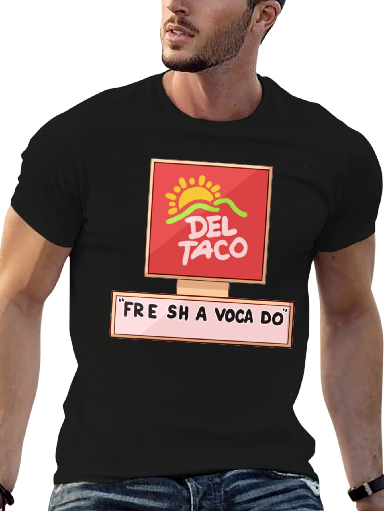 Del Taco Fresh Avocado Graphic Tee