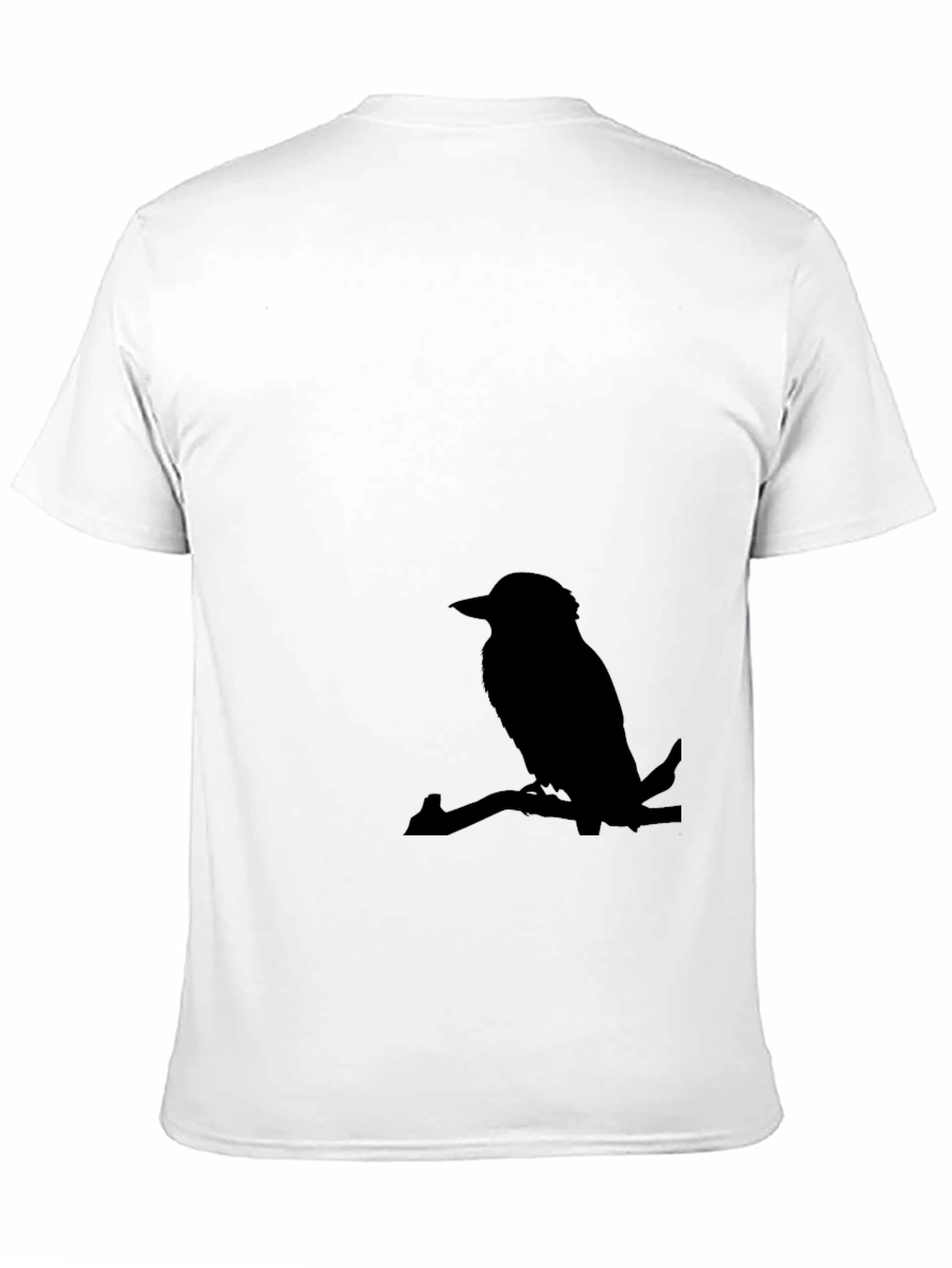 Mens Bird Silhouette Graphic Tee - Casual Style