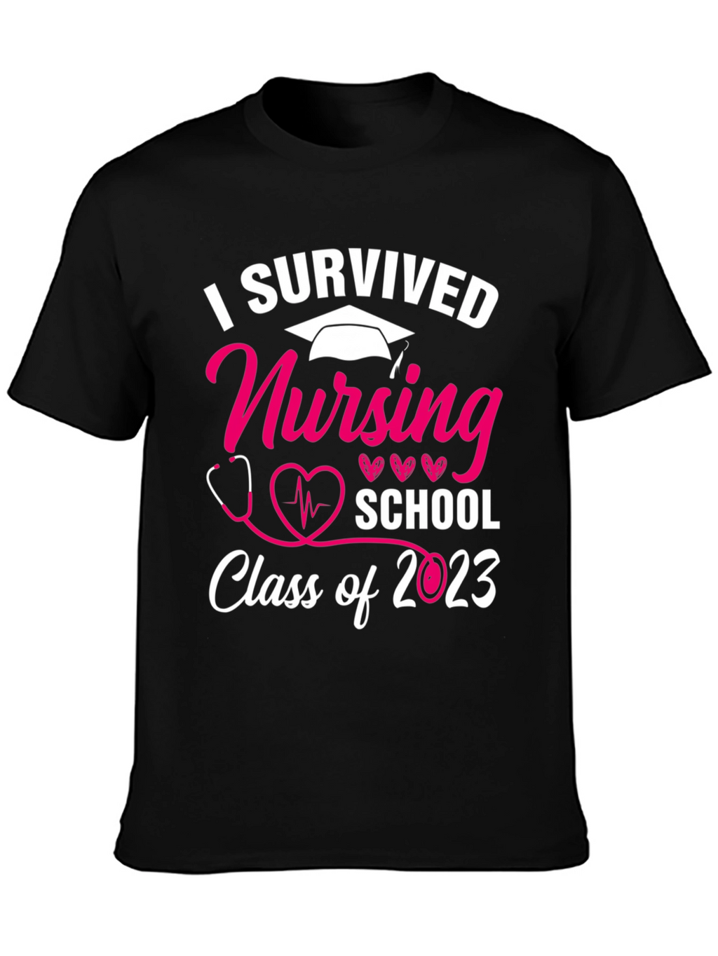 I Survived Nursing School 2023 T-Shirt