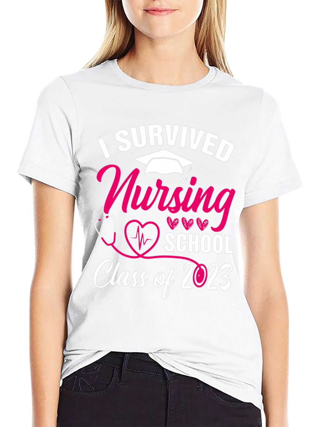 I Survived Nursing School 2023 T-Shirt