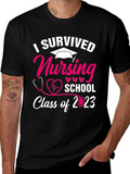 I Survived Nursing School 2023 T-Shirt