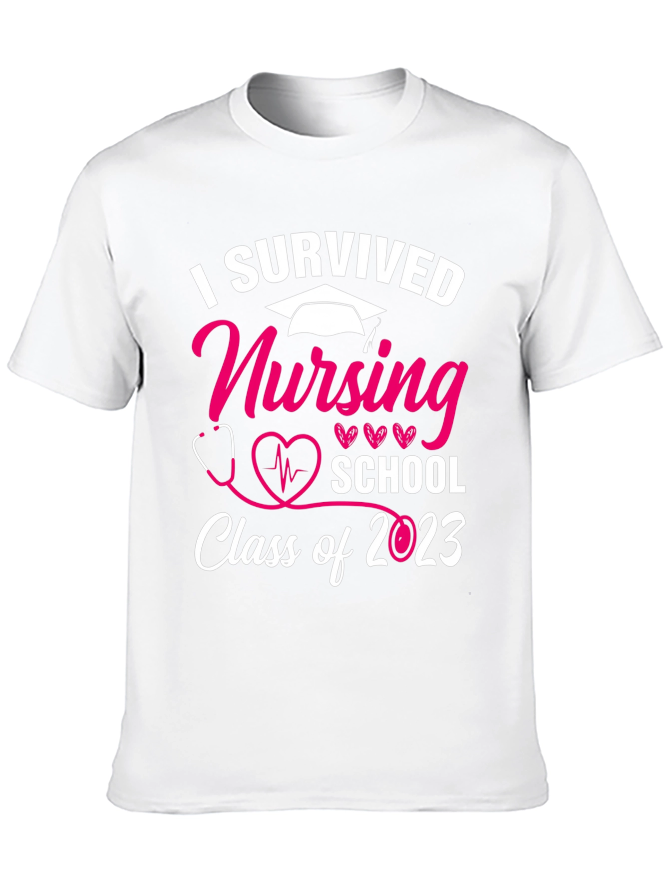 I Survived Nursing School 2023 T-Shirt