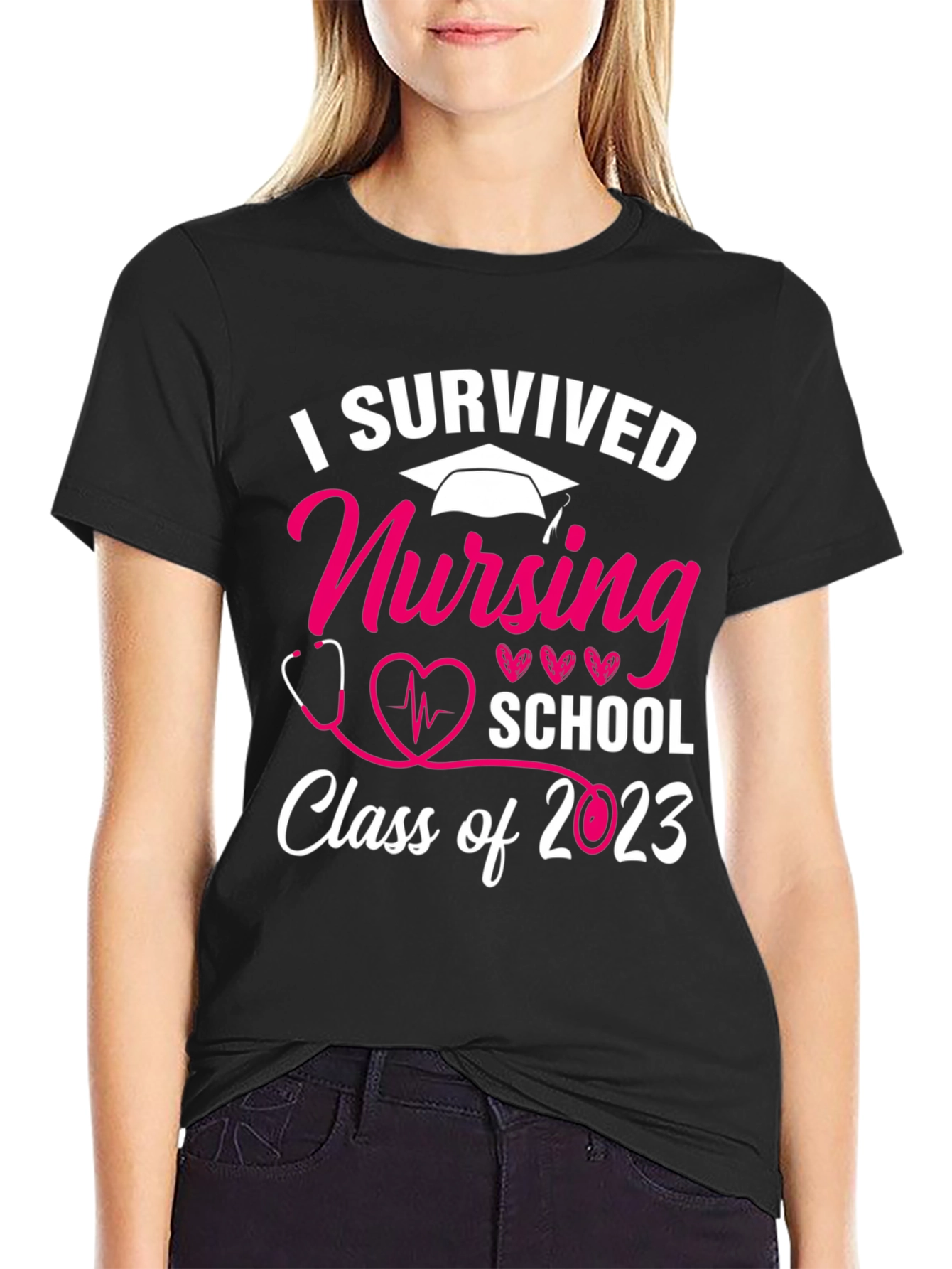 I Survived Nursing School 2023 T-Shirt
