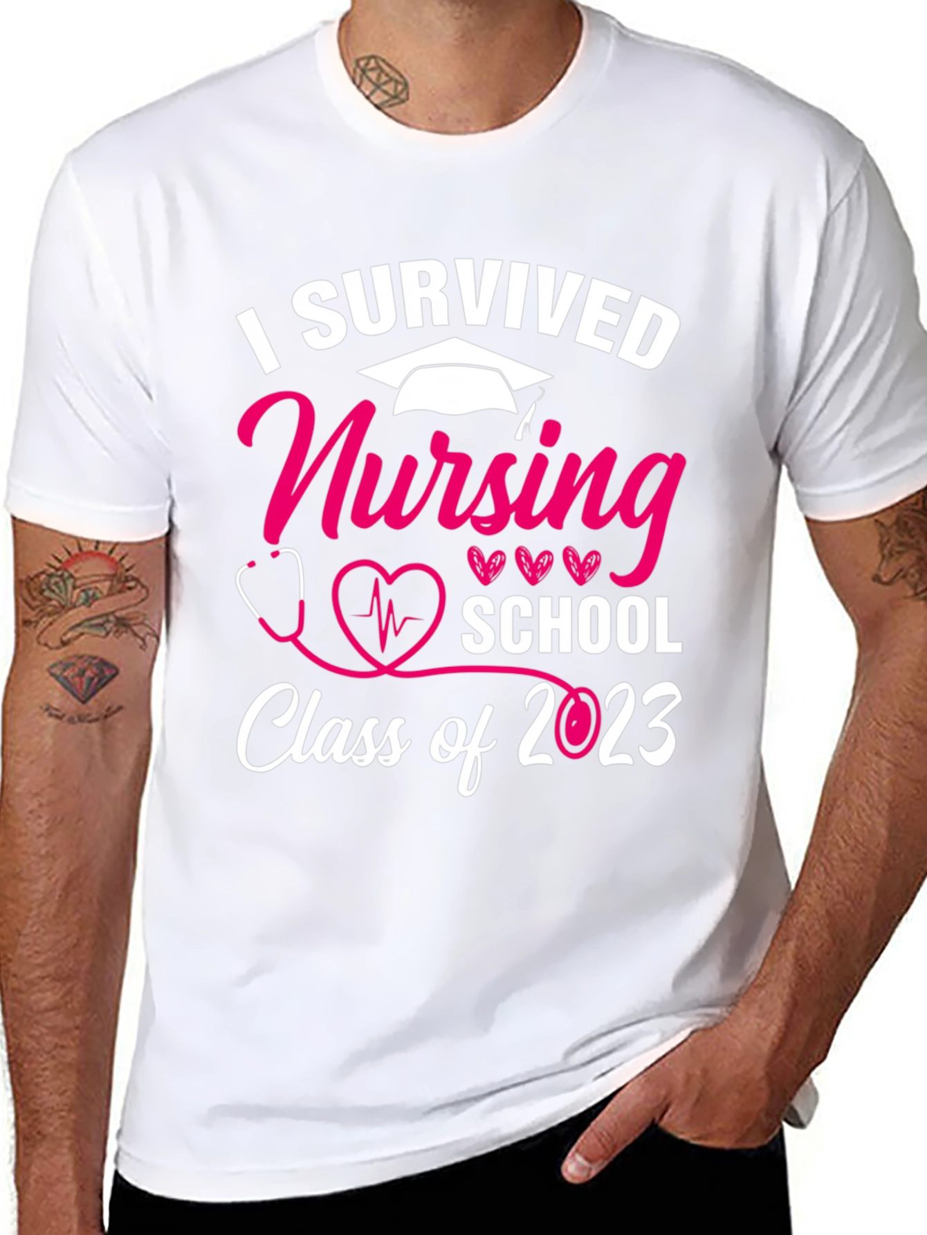 I Survived Nursing School 2023 T-Shirt