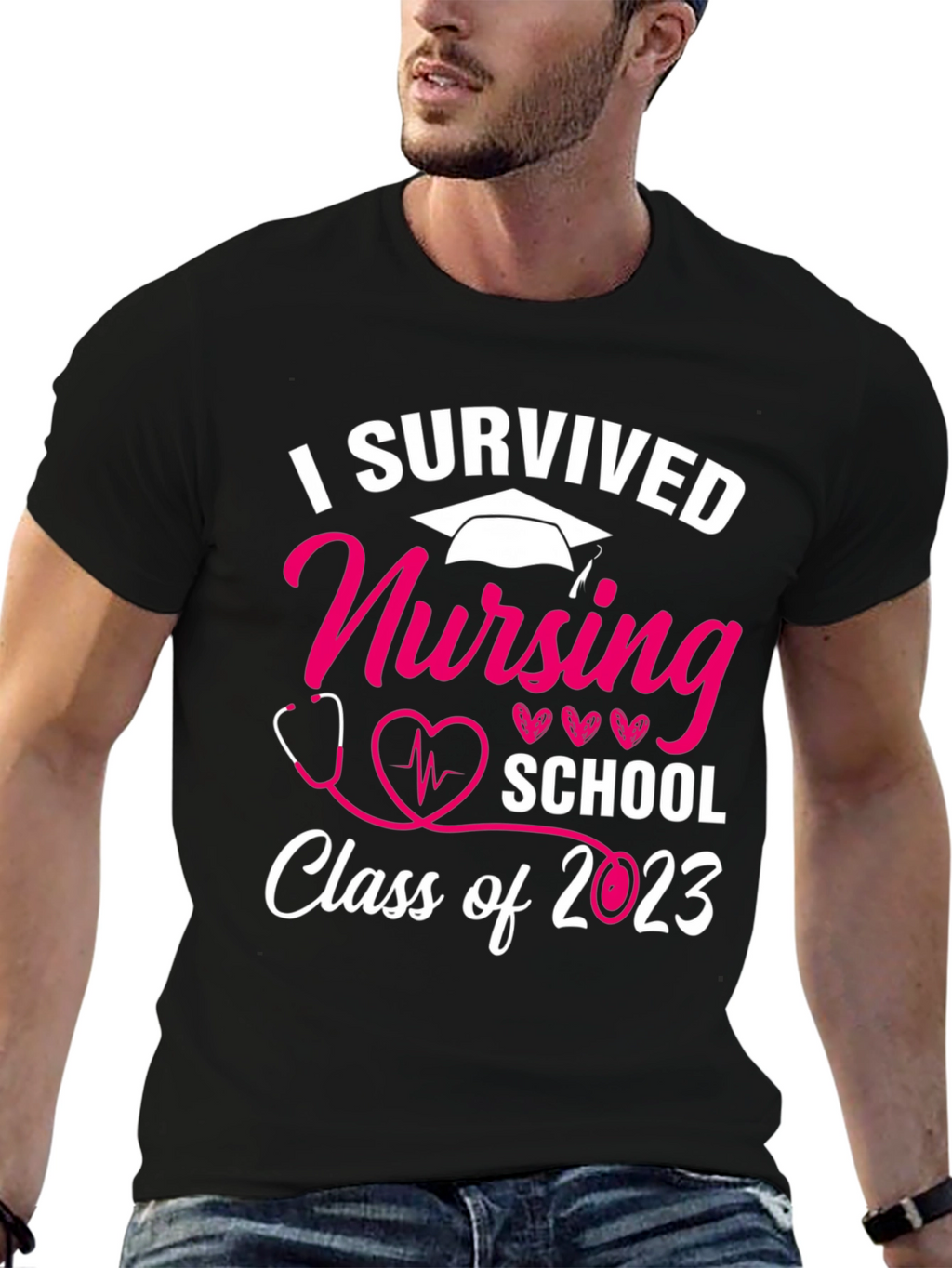 I Survived Nursing School 2023 T-Shirt