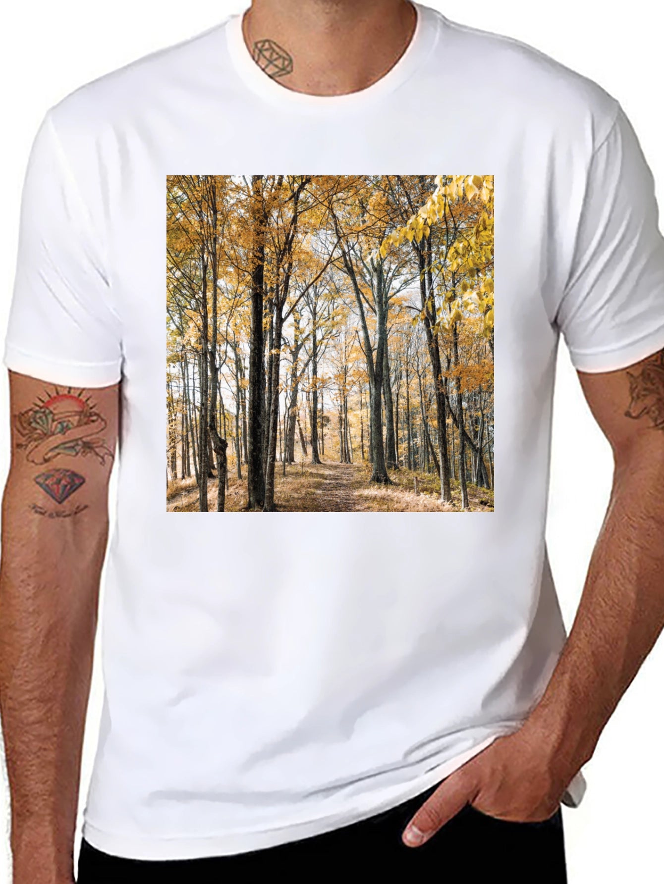 Autumn Forest Print T-Shirt
