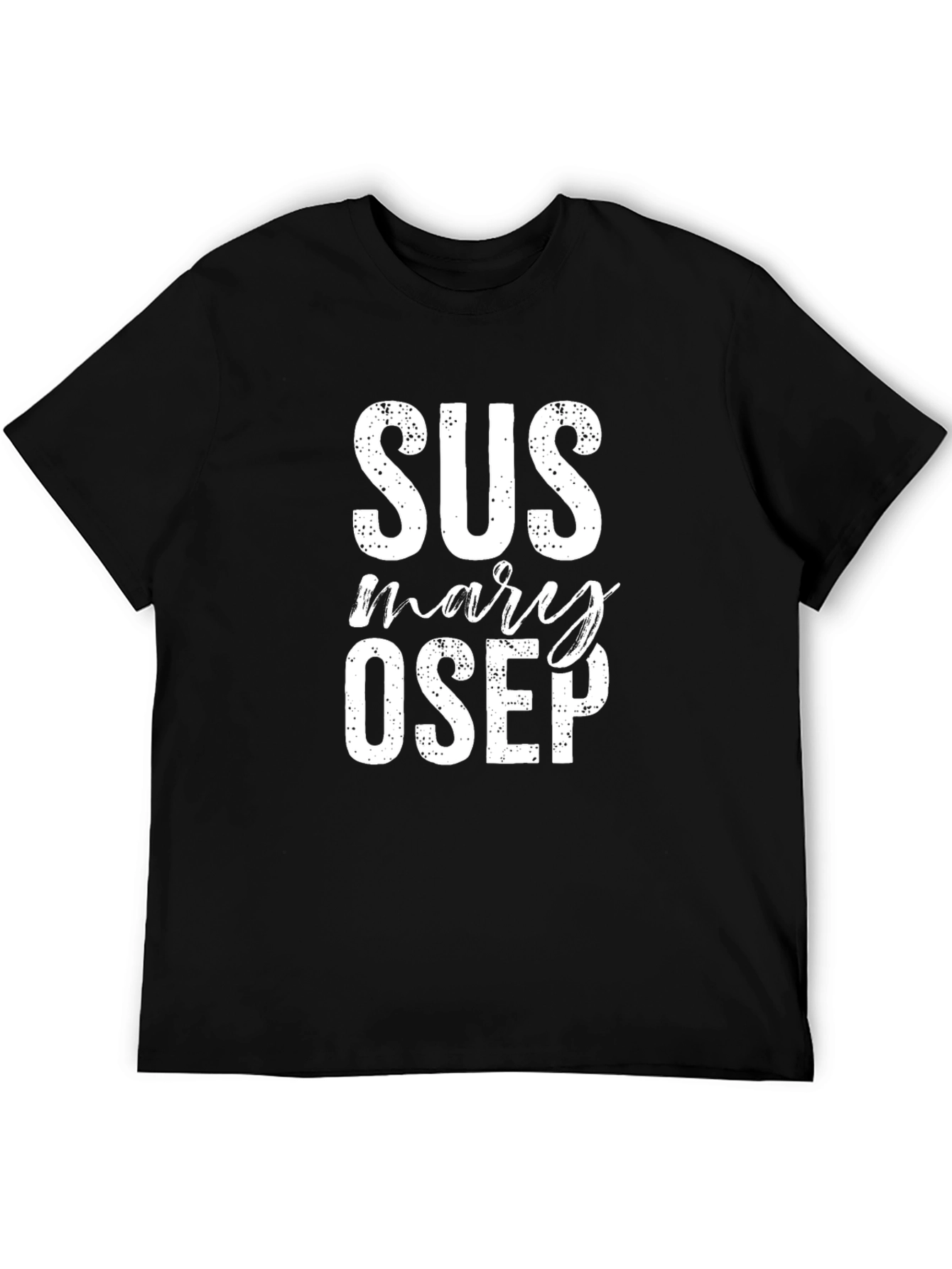 SUS Mary OSEP Black Graphic T-Shirt