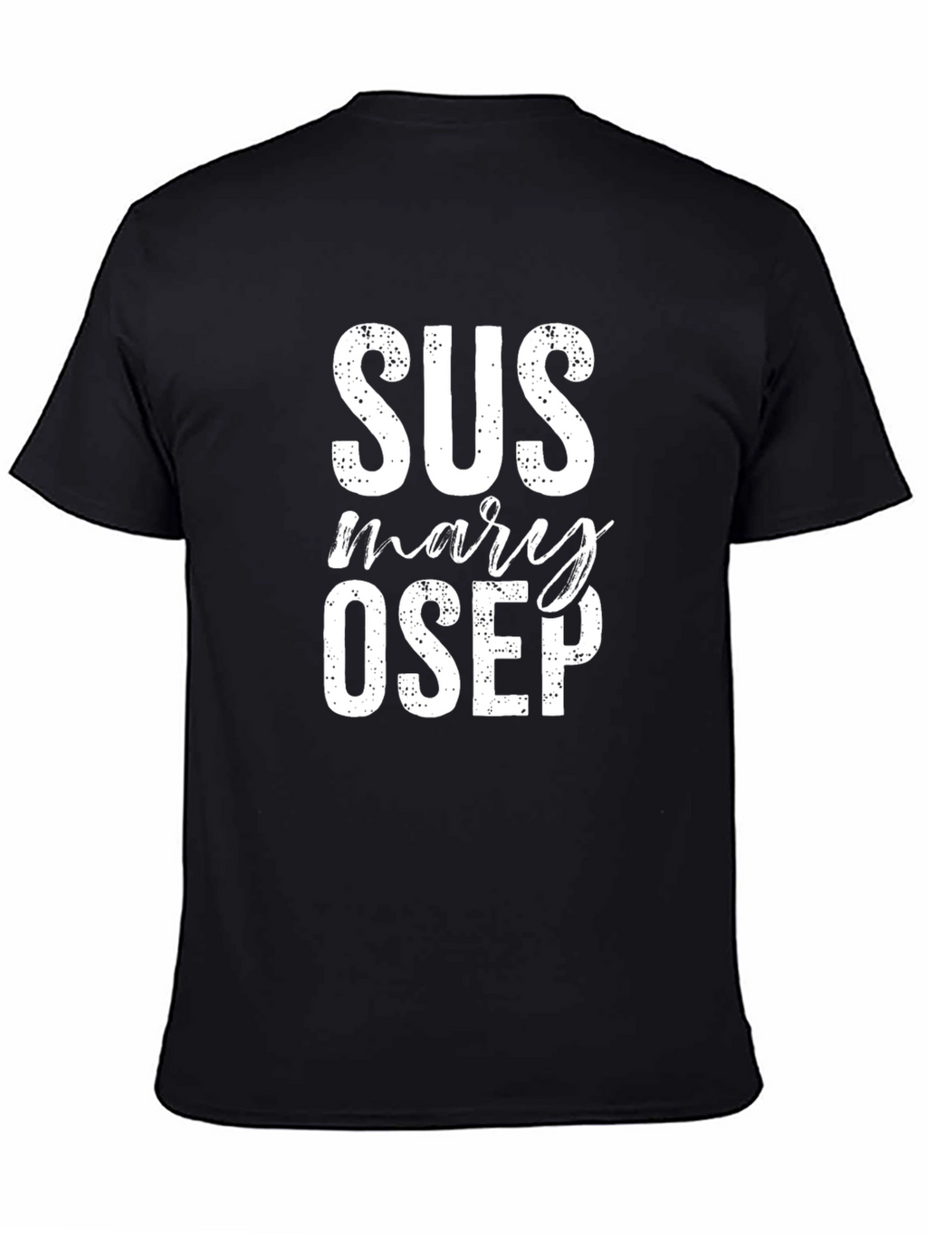 SUS Mary OSEP Black Graphic T-Shirt