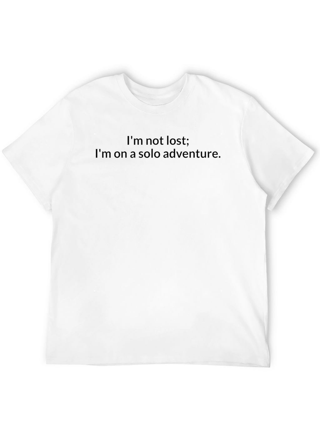 Solo Adventure Black T-Shirt - Wanderers Style
