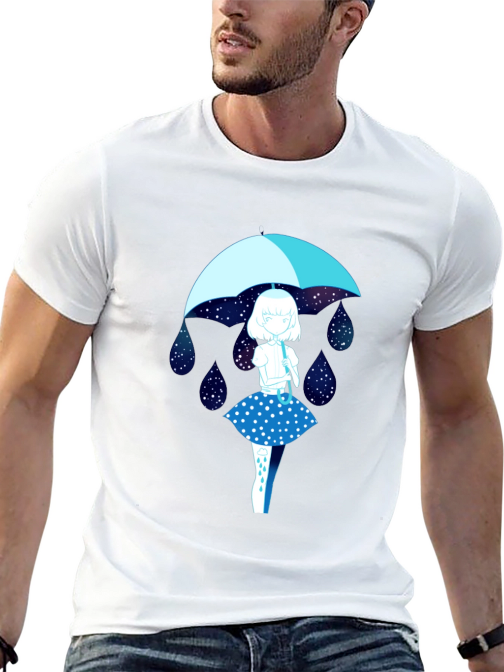 Rainy Night Anime T-Shirt