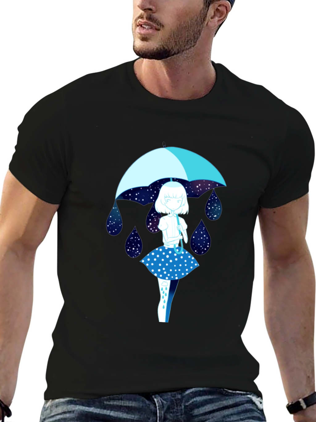 Rainy Night Anime T-Shirt