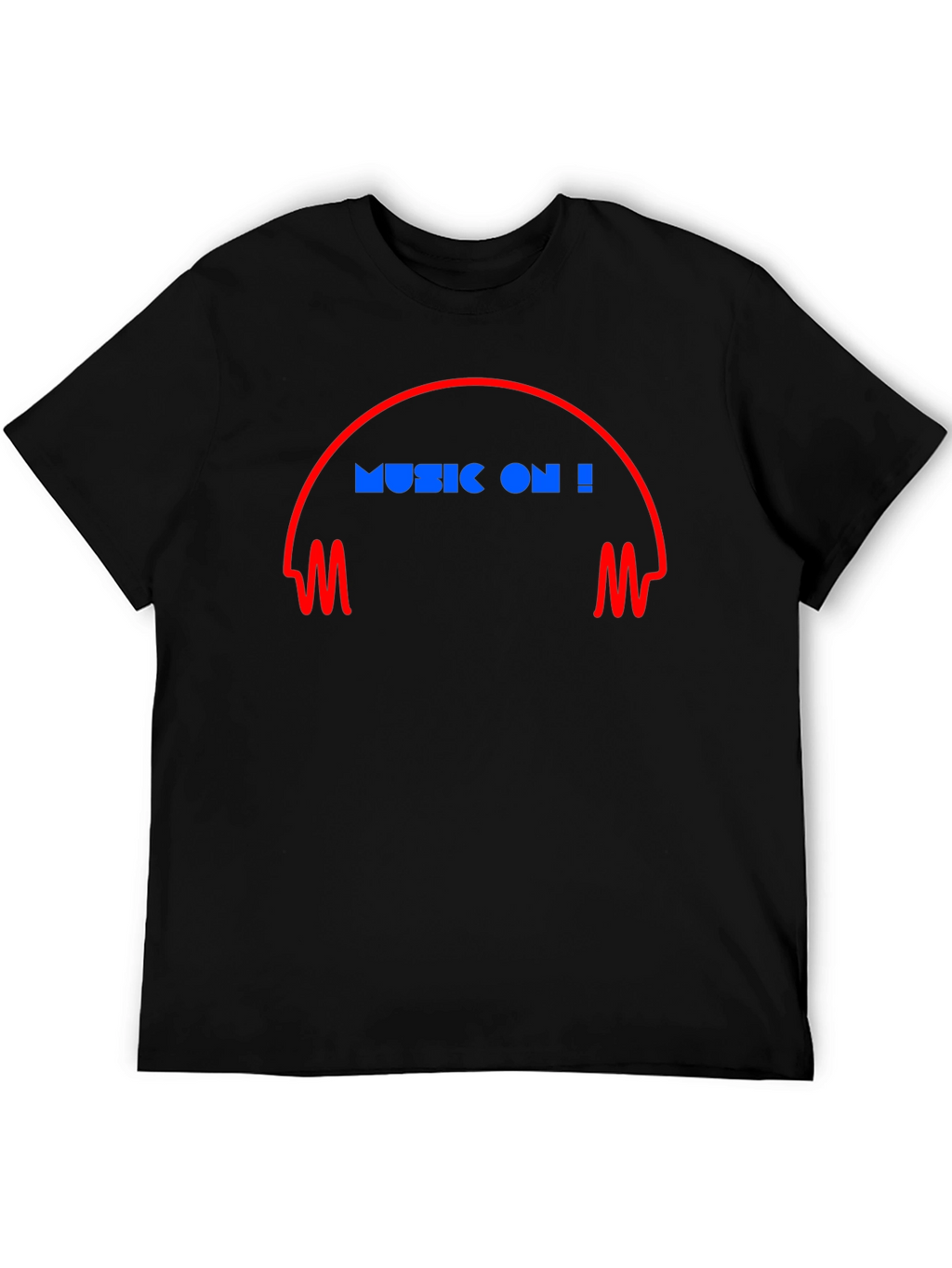 Music On T-Shirt - Bold Graphic Tee