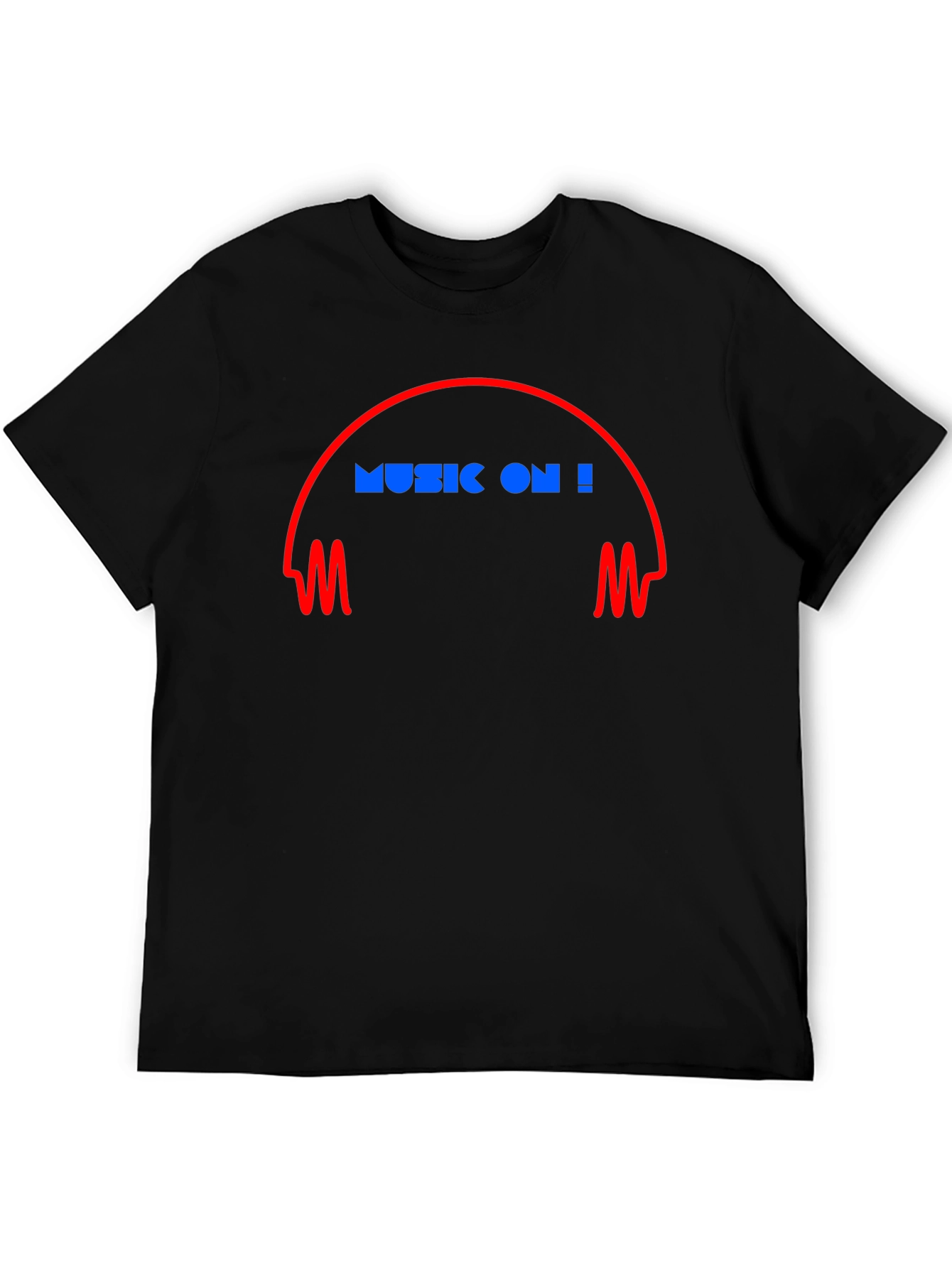 Music On T-Shirt - Bold Graphic Tee