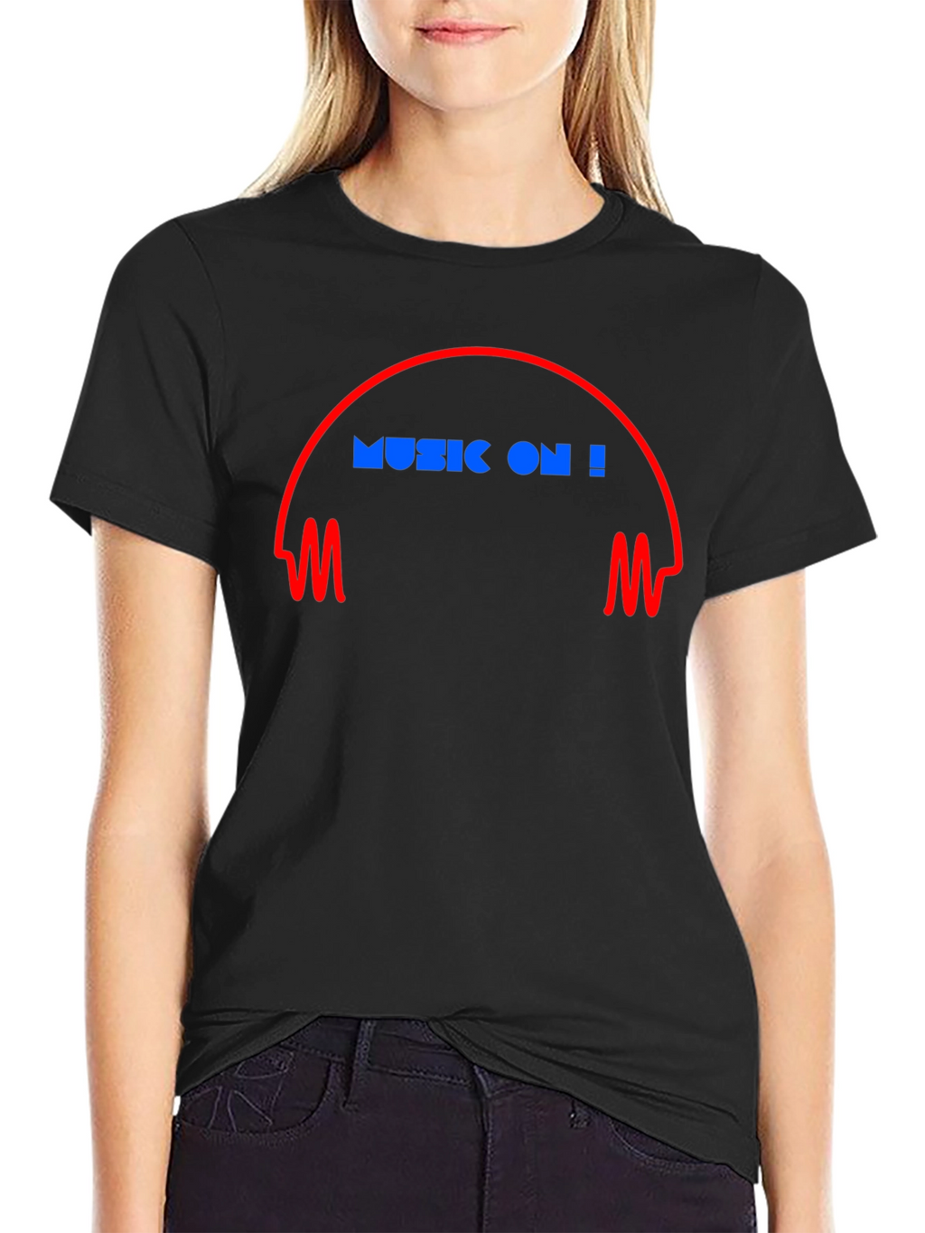 Music On T-Shirt - Bold Graphic Tee