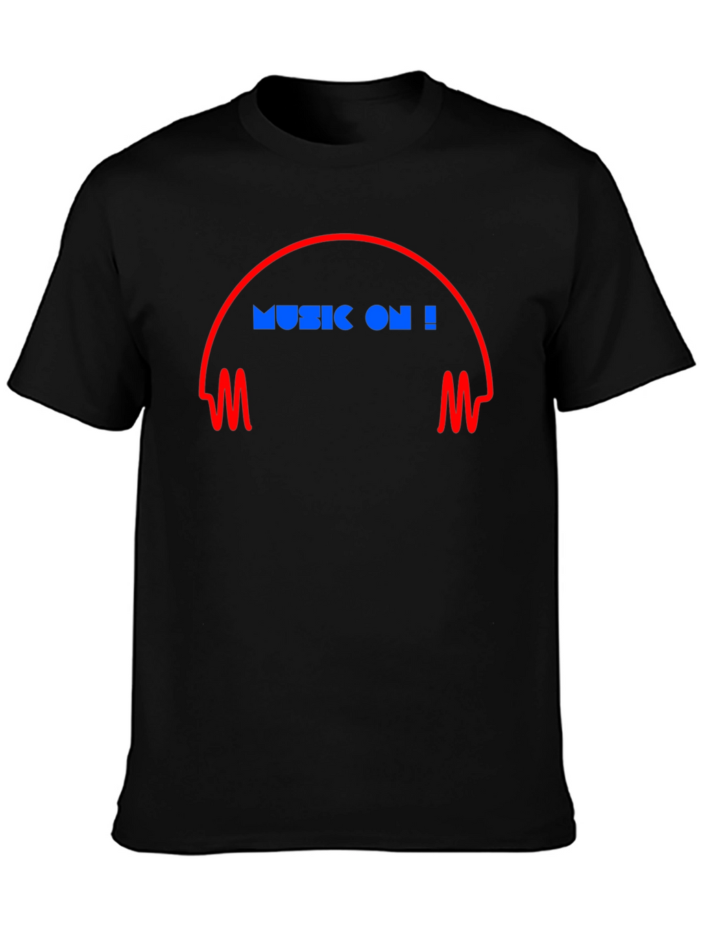 Music On T-Shirt - Bold Graphic Tee