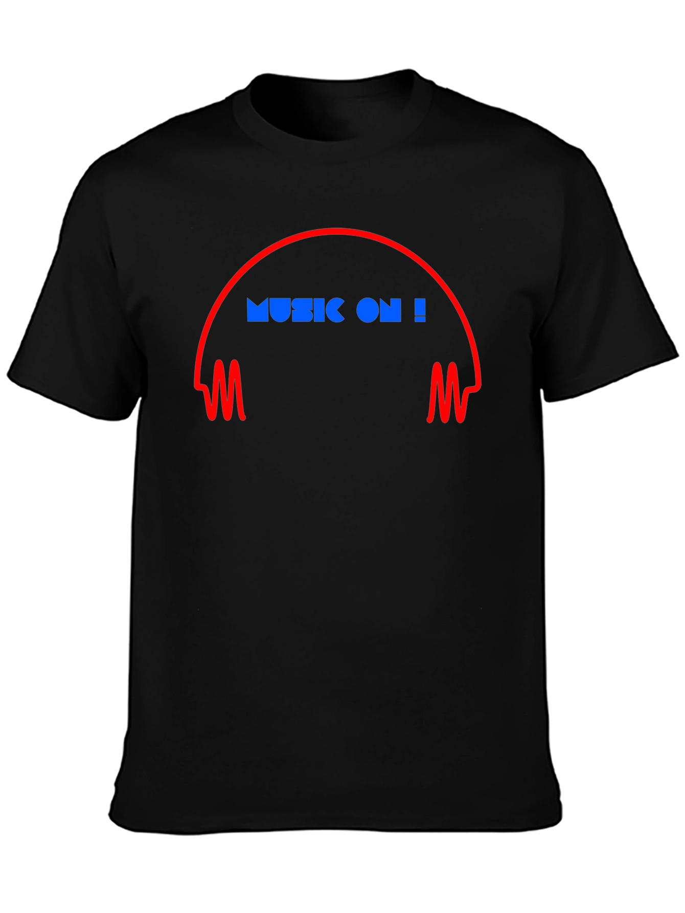 Music On T-Shirt - Bold Graphic Tee