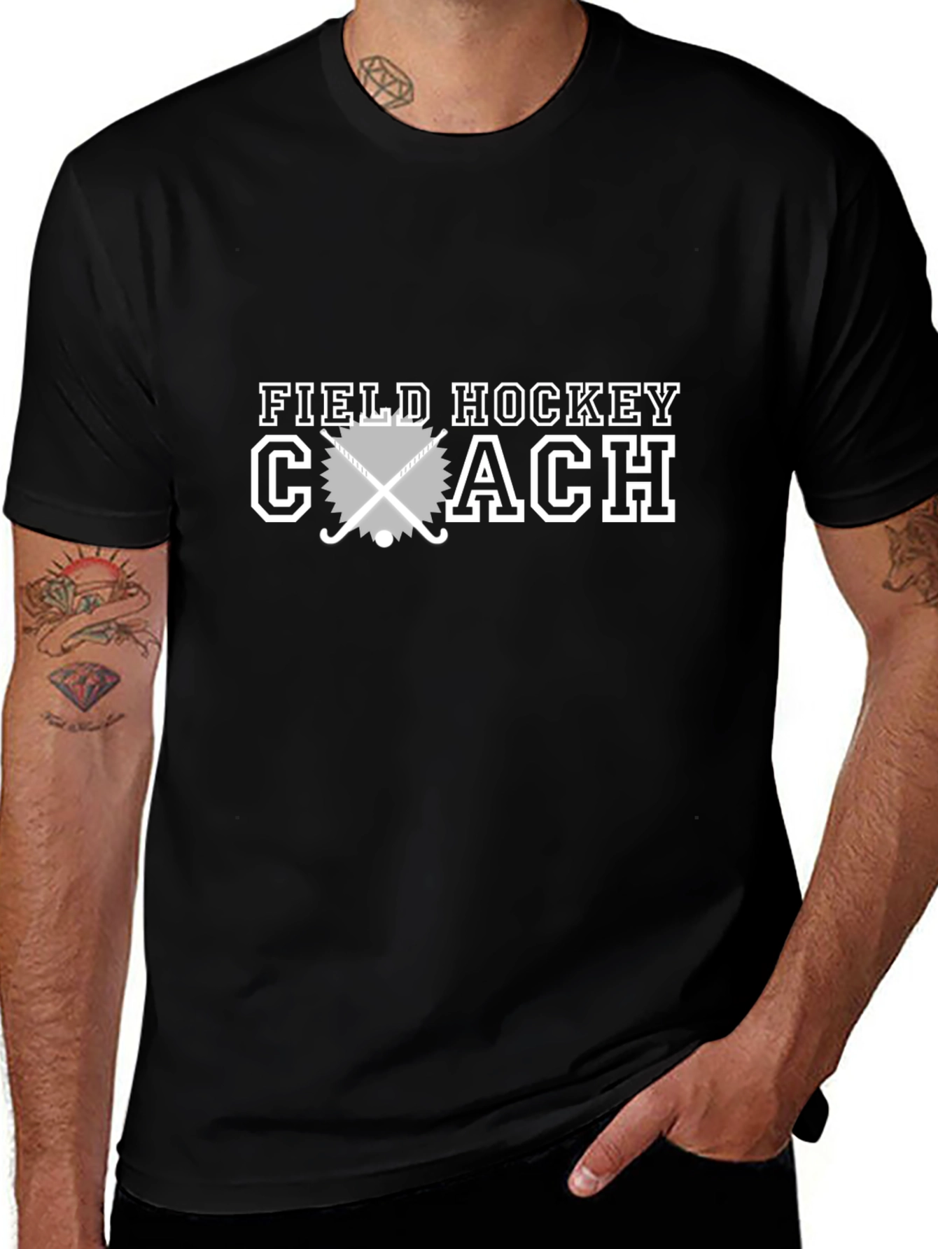 Field Hockey Coach Graphic Tee
