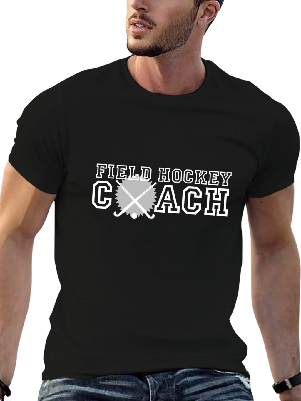 Field Hockey Coach Graphic Tee