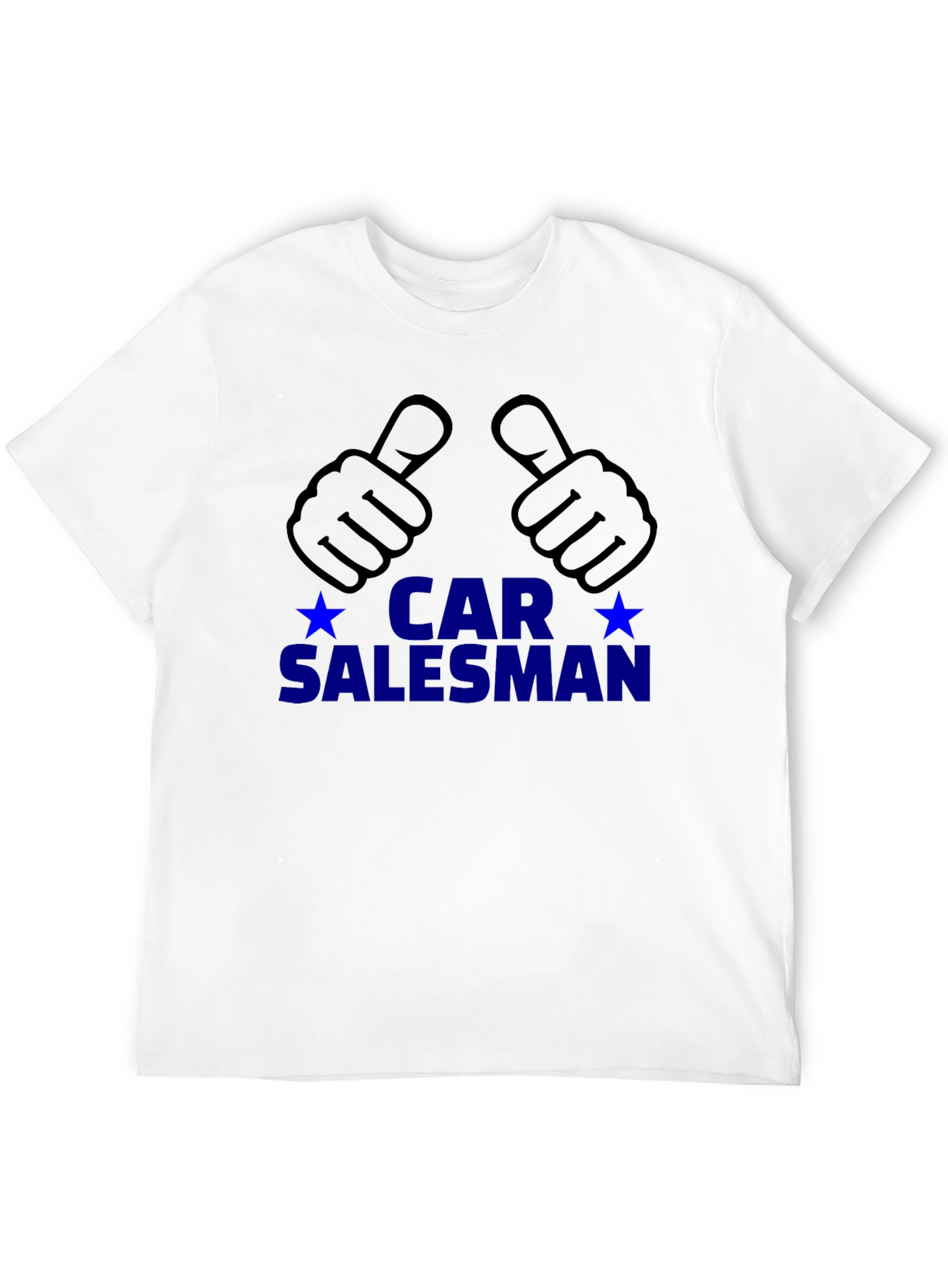Car Salesman T-Shirt - Thumbs Up Design
