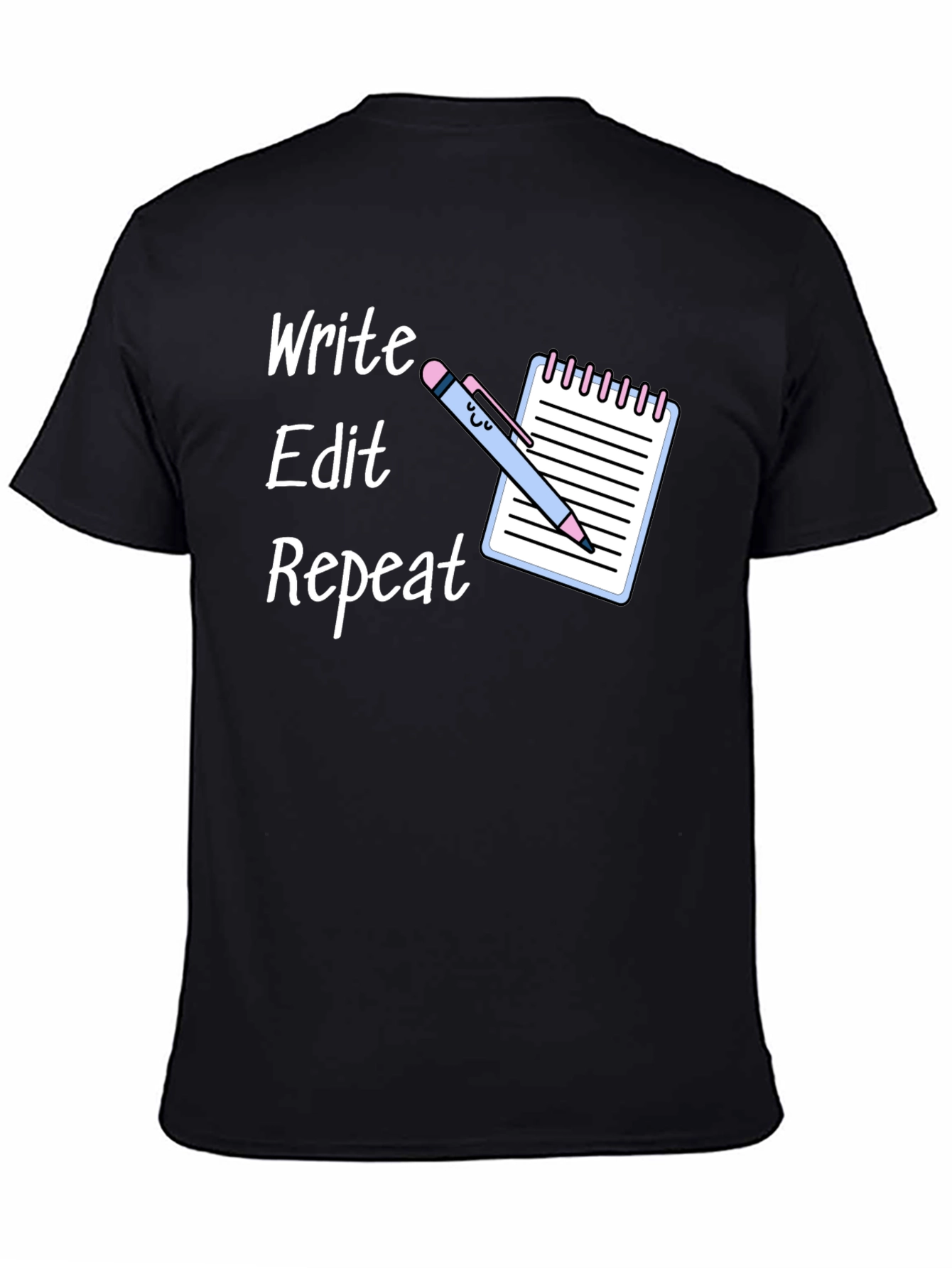 Write Edit Repeat T-Shirt - Writers Tee