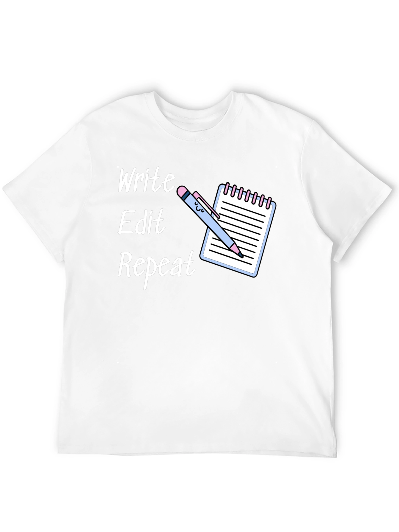 Write Edit Repeat T-Shirt - Writers Tee