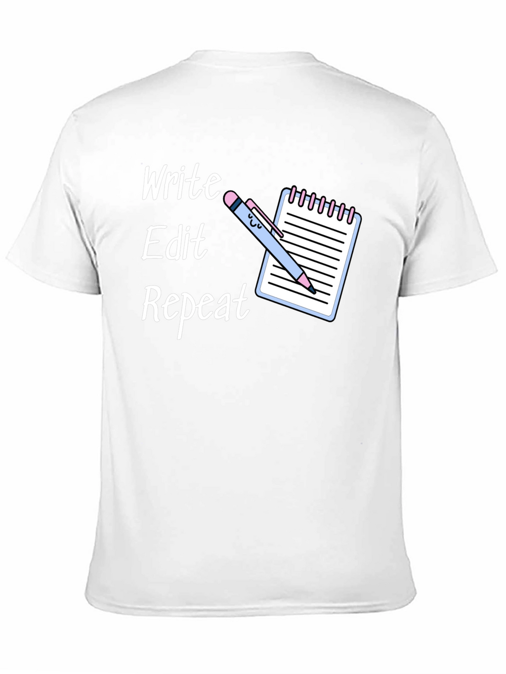 Write Edit Repeat T-Shirt - Writers Tee