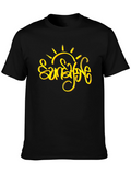 Sunshine Graphic Black T-Shirt