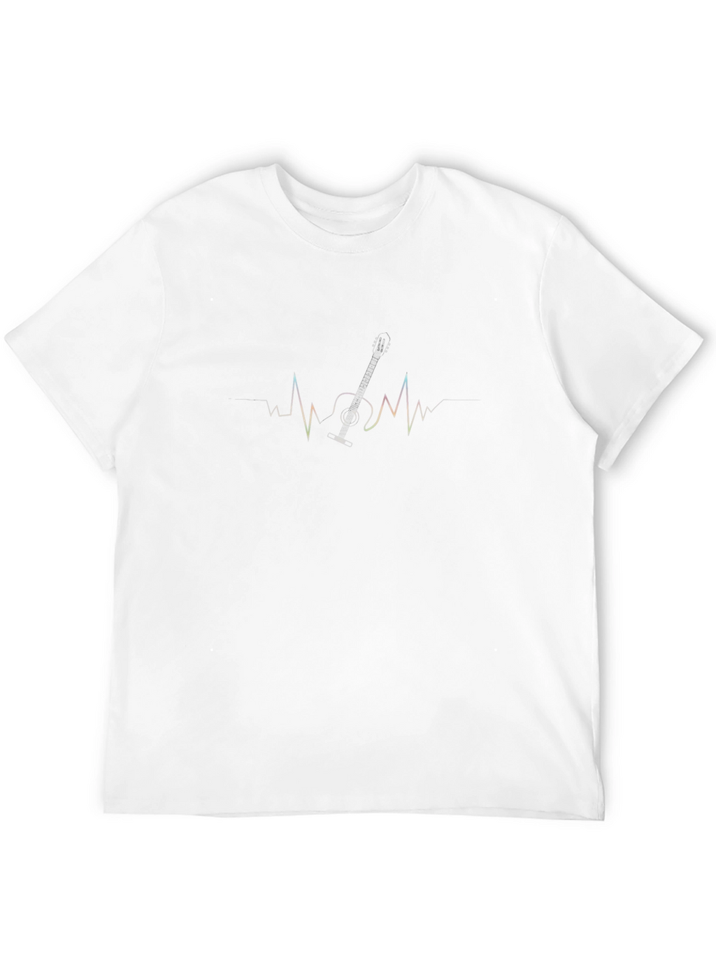 Guitar Heartbeat Graphic Tee - Music Lover T-Shirt