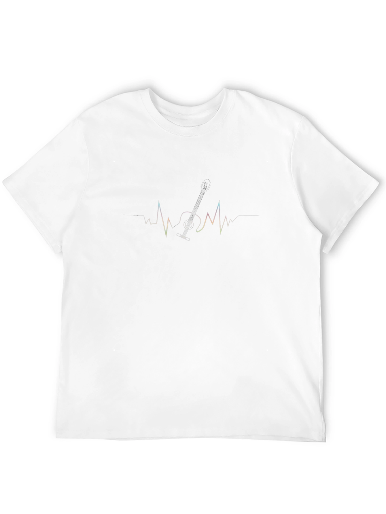 Guitar Heartbeat Graphic Tee - Music Lover T-Shirt