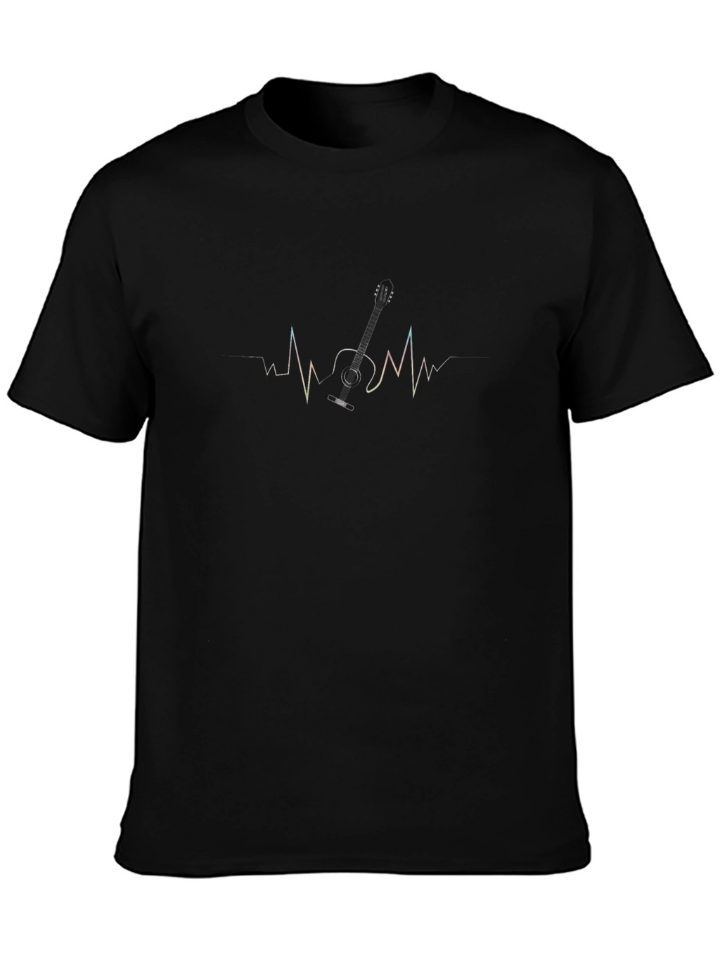 Guitar Heartbeat Graphic Tee - Music Lover T-Shirt