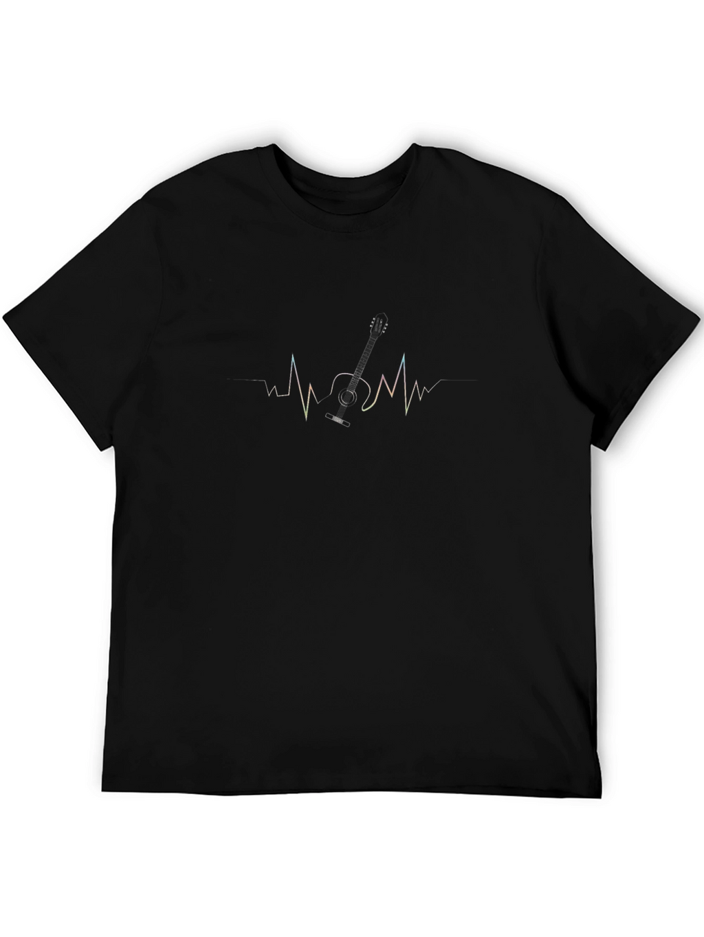 Guitar Heartbeat Graphic Tee - Music Lover T-Shirt