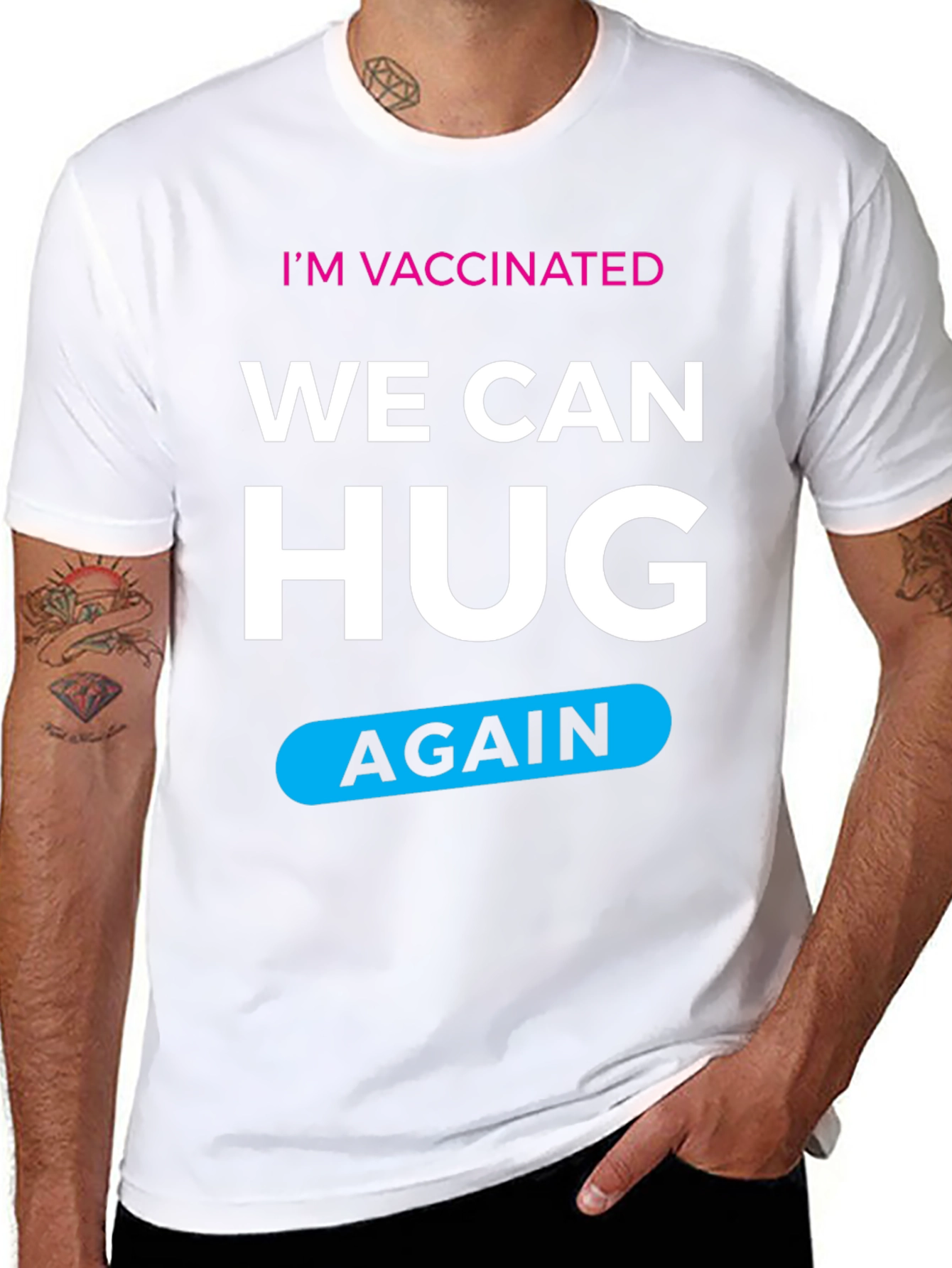 Im Vaccinated We Can Hug Again T-Shirt