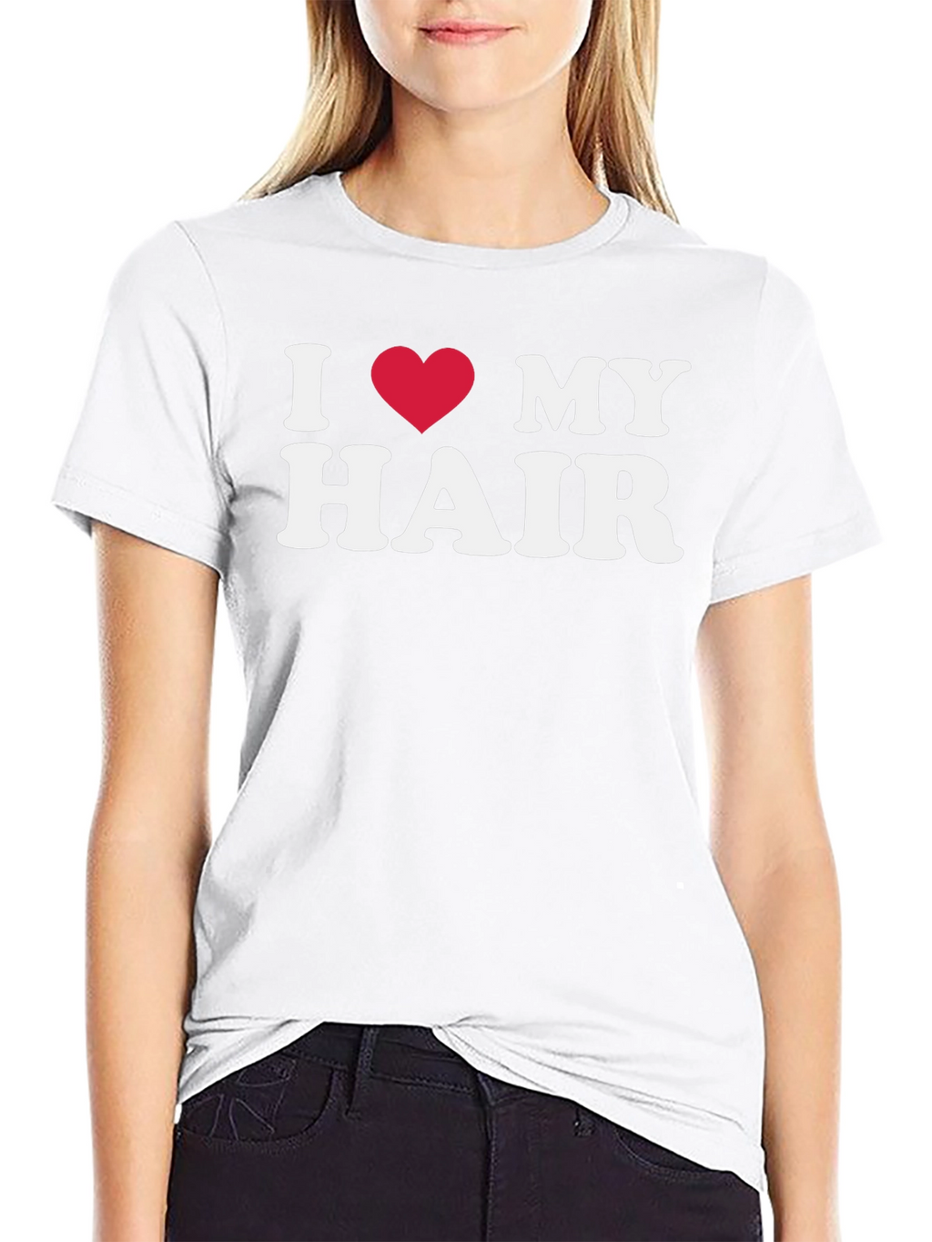I Heart My Hair T-Shirt -  Statement Tee