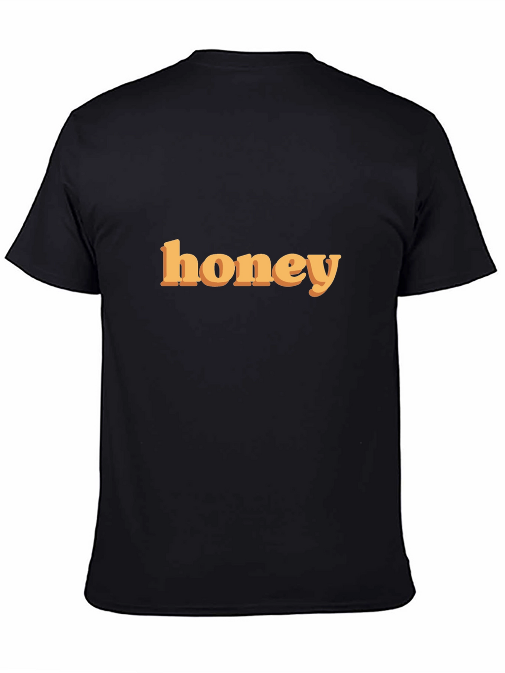 Honey Graphic Print Tee - Trendy Casual T-Shirt