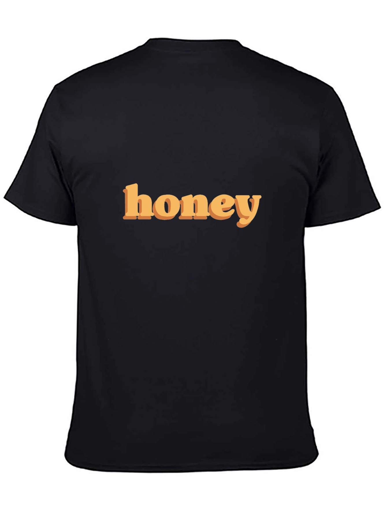 Honey Graphic Print Tee - Trendy Casual T-Shirt
