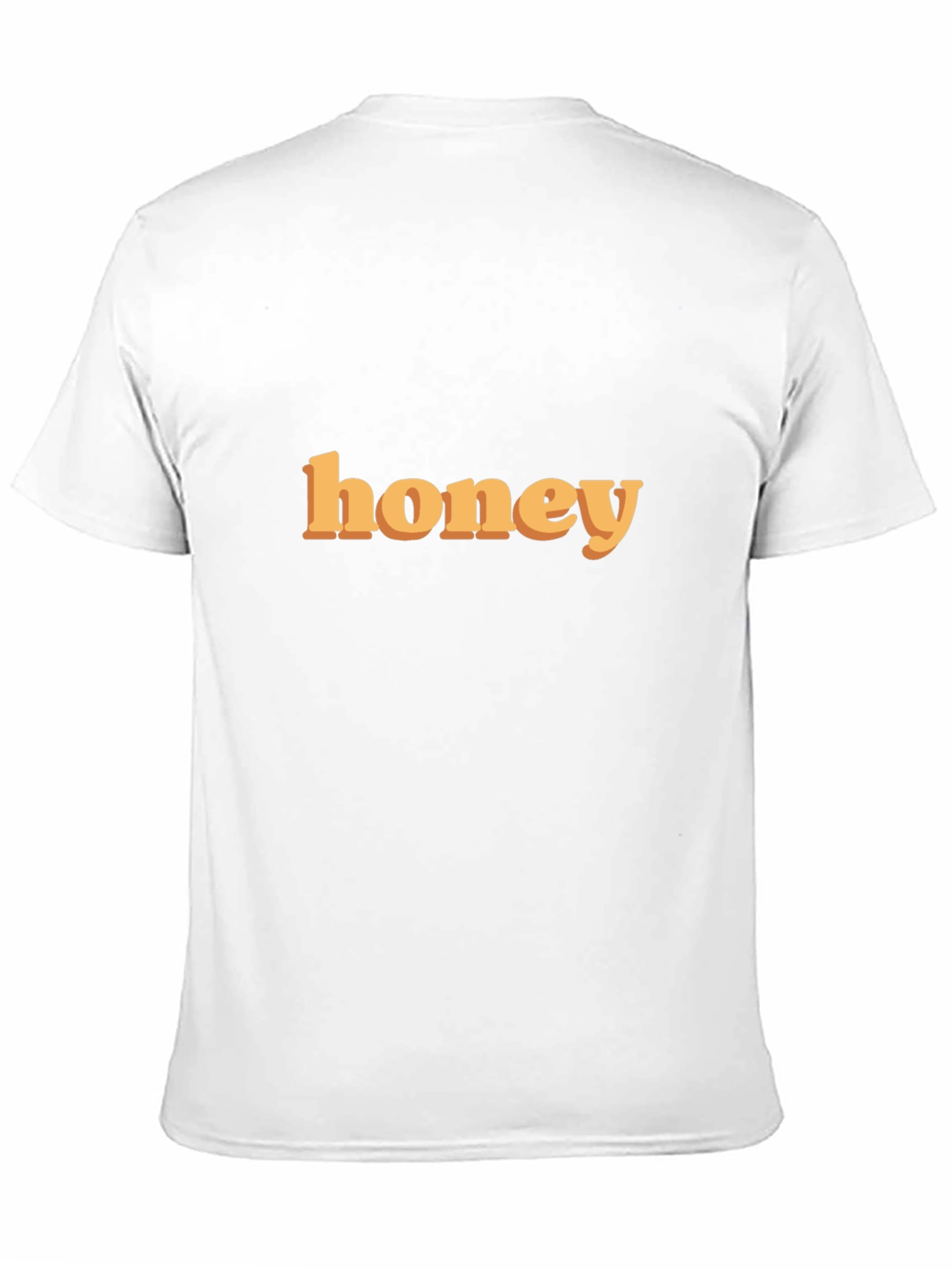 Honey Graphic Print Tee - Trendy Casual T-Shirt