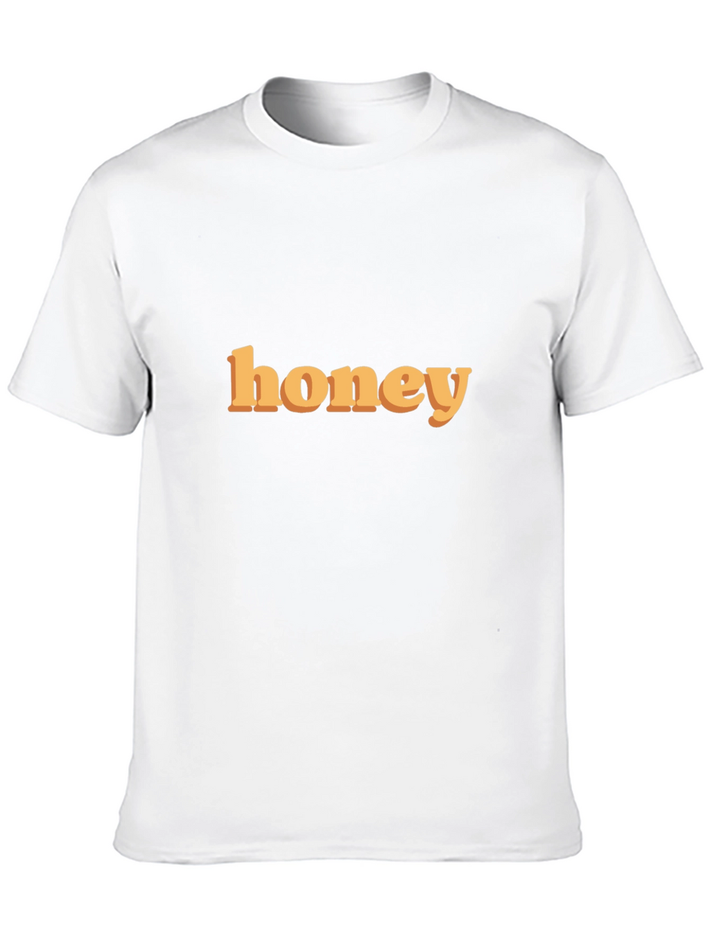 Honey Graphic Print Tee - Trendy Casual T-Shirt