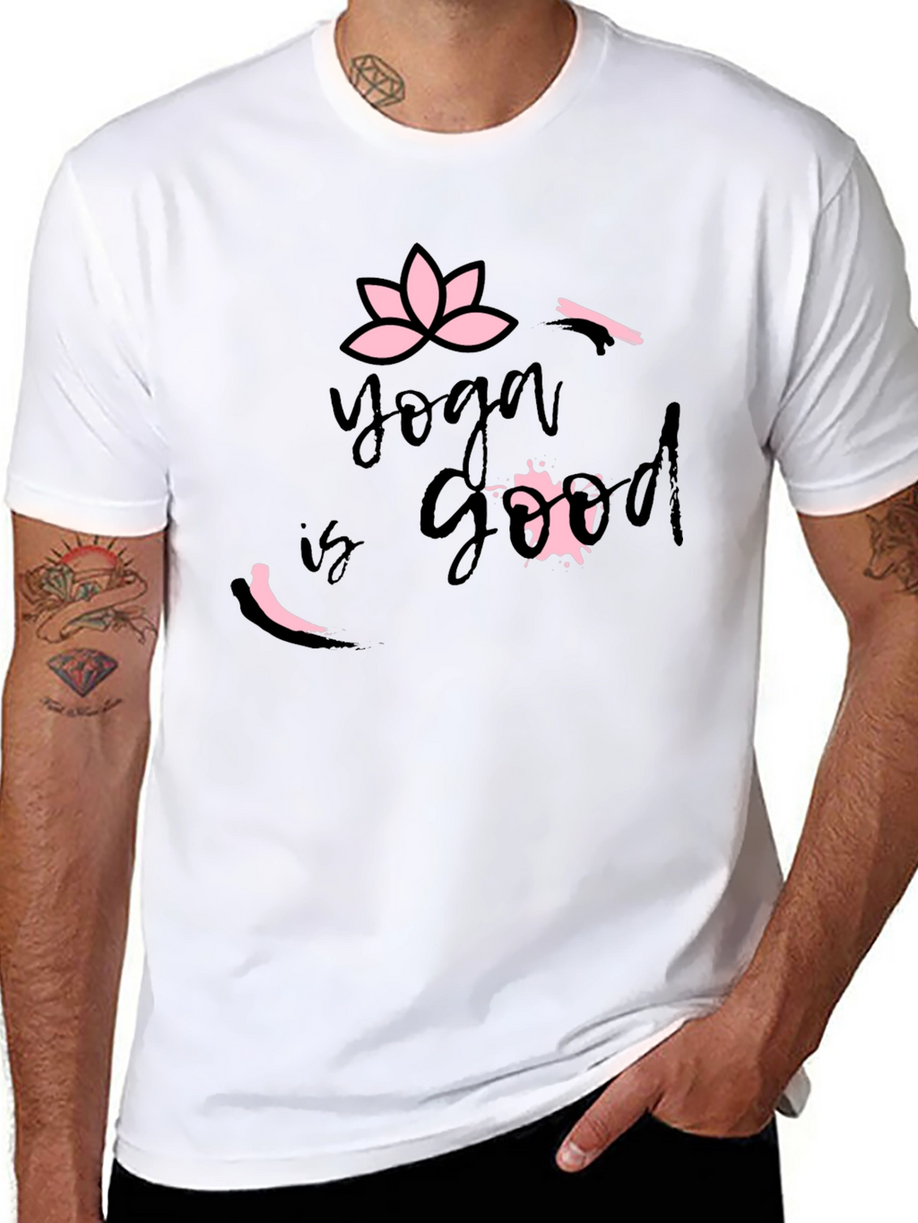 Yoga is Good T-Shirt Black