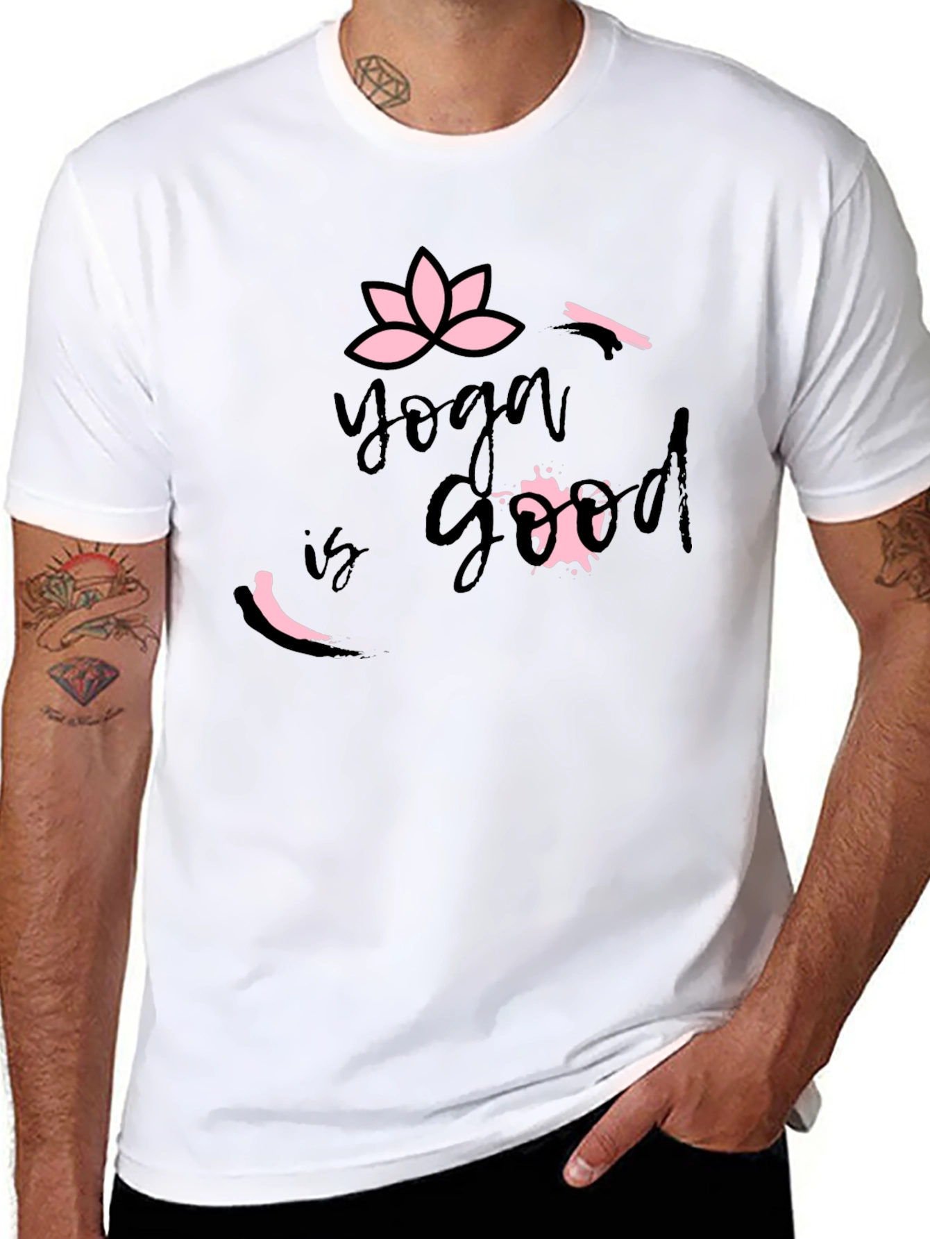 Yoga is Good T-Shirt Black