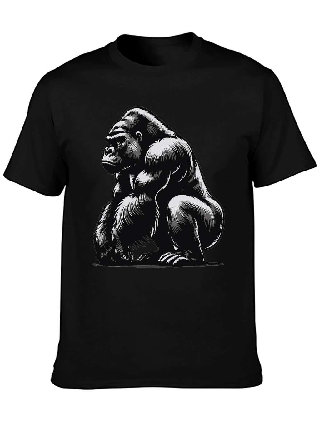 Gorilla Graphic Tee - Black T-Shirt