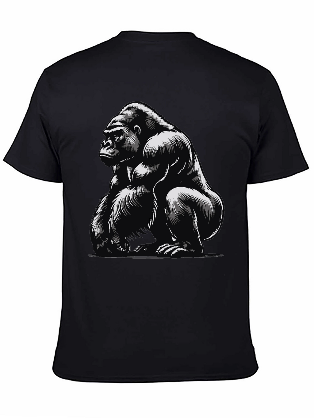 Gorilla Graphic Tee - Black T-Shirt
