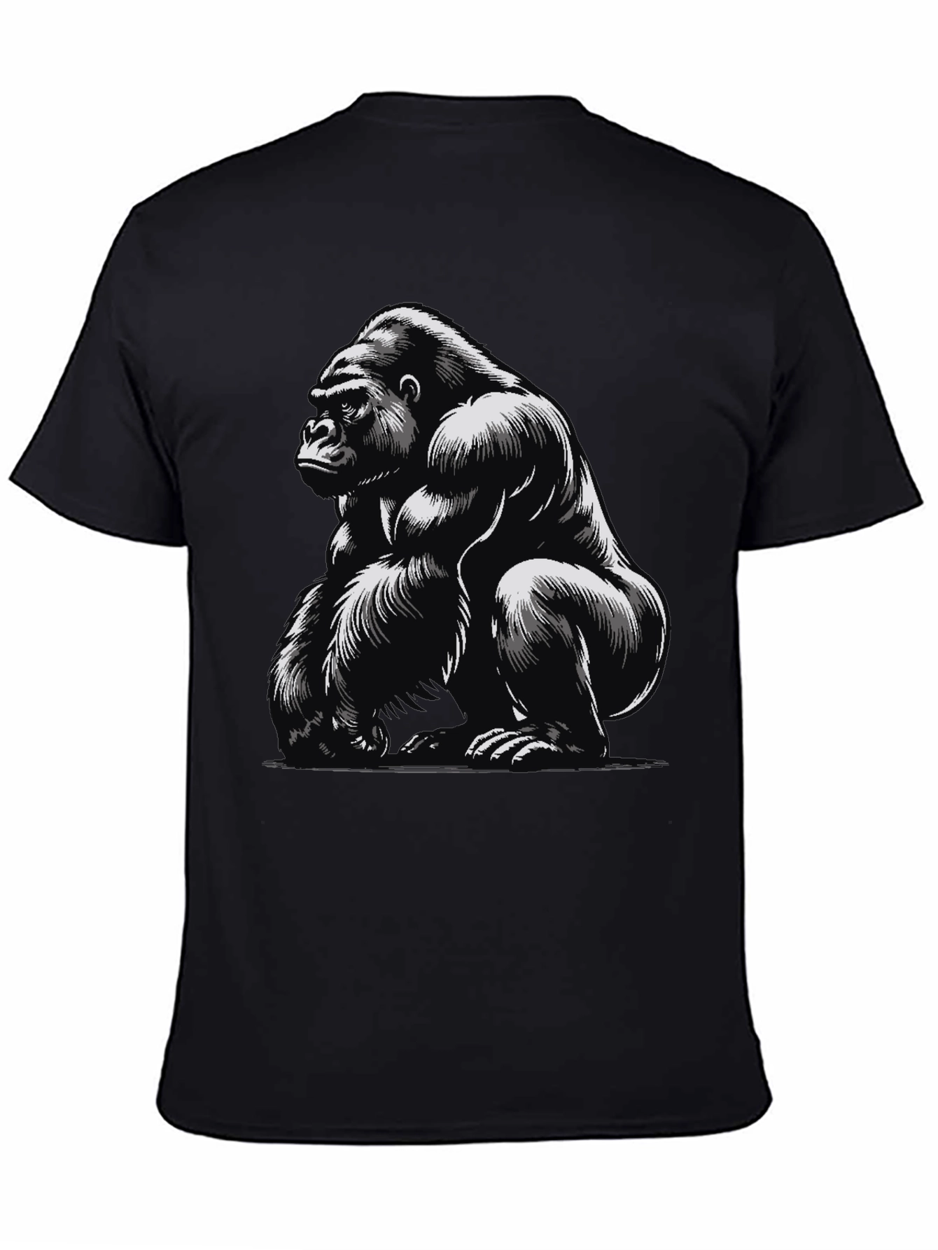 Gorilla Graphic Tee - Black T-Shirt