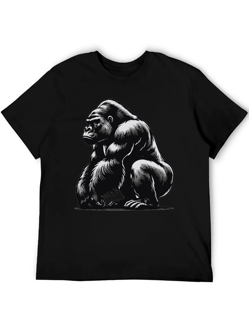 Gorilla Graphic Tee - Black T-Shirt